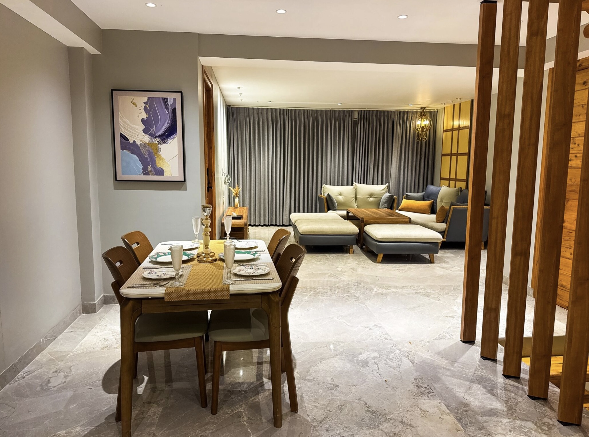 Falcon Floor (With Kitchen, Garden & Living Room) Living Area